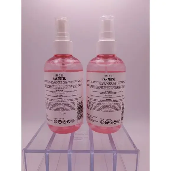 LOT OF 2 Isle Of Paradise Prep It Self-Tan Priming Spray Longer Tan 6.76oz each - Picture 2 of 5